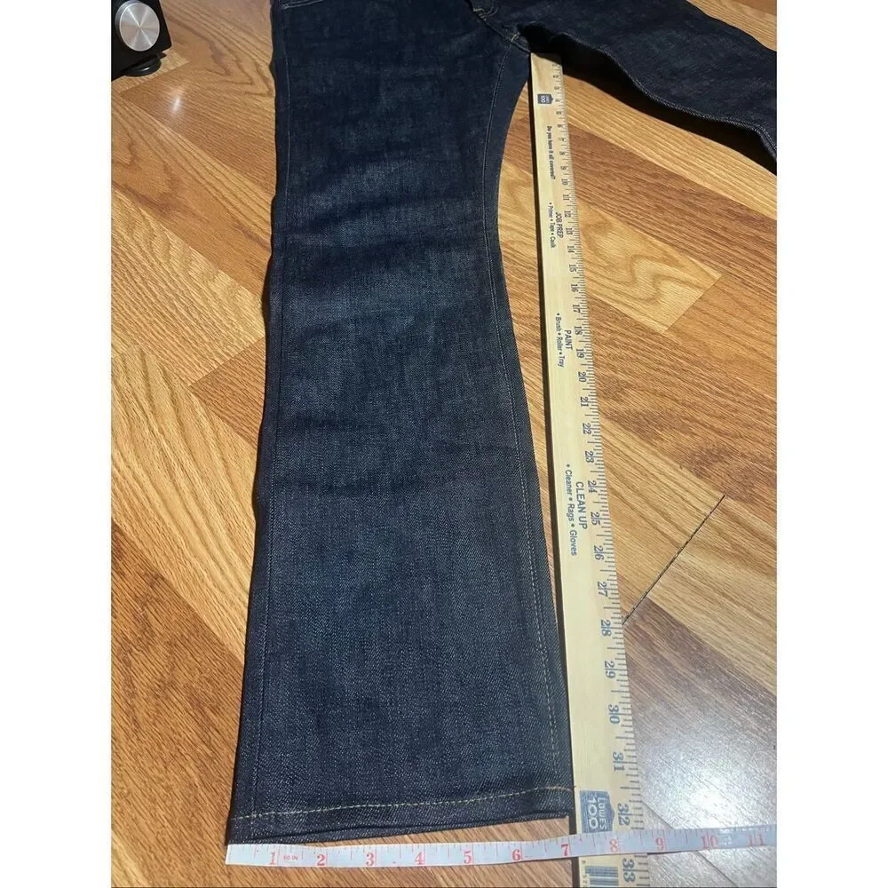 J Crew Men’s 484 Stretch Slim Selvedge Jeans 33x32 (Actual 34x32)